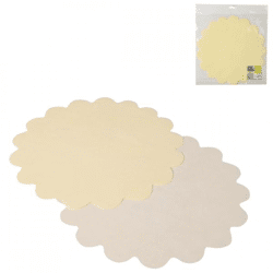 Placemat papier ivoorkleurig 35 cm 10 stuks