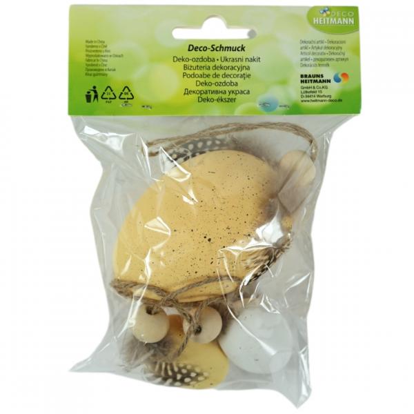 Anhänger Ostereier gelb 35 cm