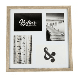 Fotolijst 4 passe-partout eiken 10 x 15 cm
