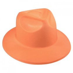 Hoed Al Capone Stetson Fedora oranje 30 cm
