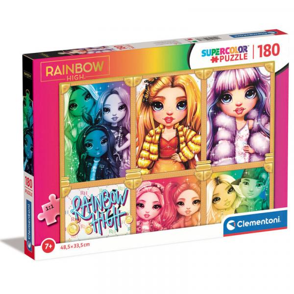 Clementoni 29777 - 180 Teile Puzzle - Supercolor - Rainbow High