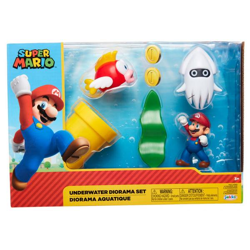 Super Mario - Unterwasserwelt-Spielset - Sammelfigur 6 cm