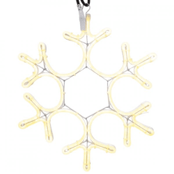 Lampe Schneeflocke LED EU Stecker 35 cm