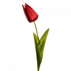 Künstliche Blume Tulpe Seide rot 50 cm