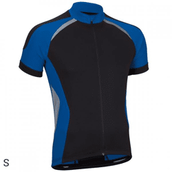 Avento fietsshirt heren zwart/blauw maat S