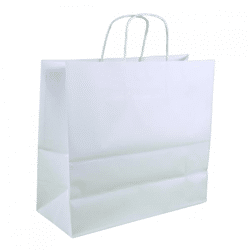 Papiertüte weiß 35 cm Satz von 100