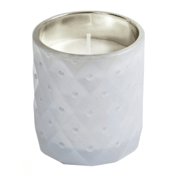 (R) Spaas kaars in glas wit 7,5 cm