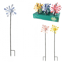 (R) Lumineo tuinsteker solar LED 85 cm 3 assorti