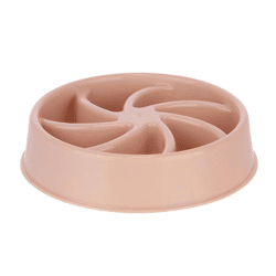 Relaxdays dog anti-chew food bowl fan pink 20.5 cm