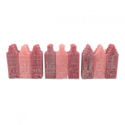Kaars Adam House sweets pink 6 x 16 cm 9 assorti