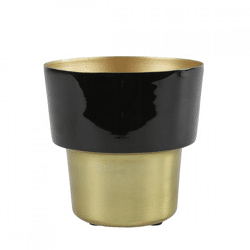 Countryfield bloempot Madina S zwart 10 cm