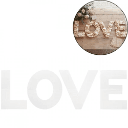 Ginger Ray drinks board LOVE 41 cm