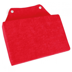 Badekissen Sweet Dreams rot 25 x 16 cm