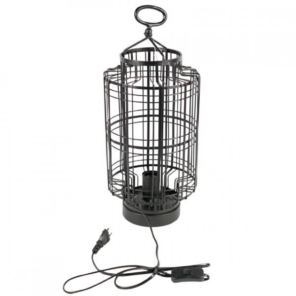 Tischleuchte Kyle EU-Stecker schwarz 48 cm