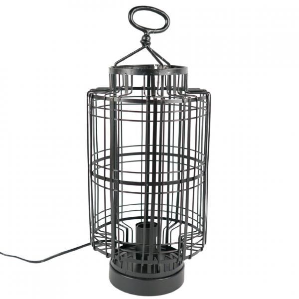 Tischleuchte Kyle EU-Stecker schwarz 48 cm