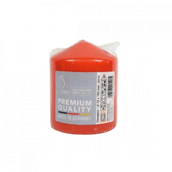 Gala-Block Kerze terra 7,8 x 10 cm