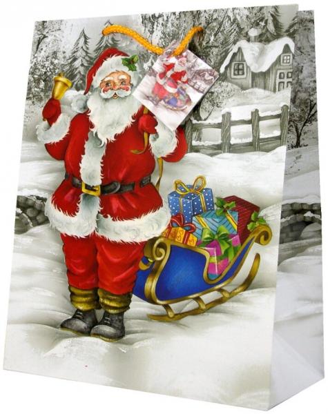 Weihnachtsgeschenkt&uuml;ten Weihnachtsmann - Large - 5 Motive