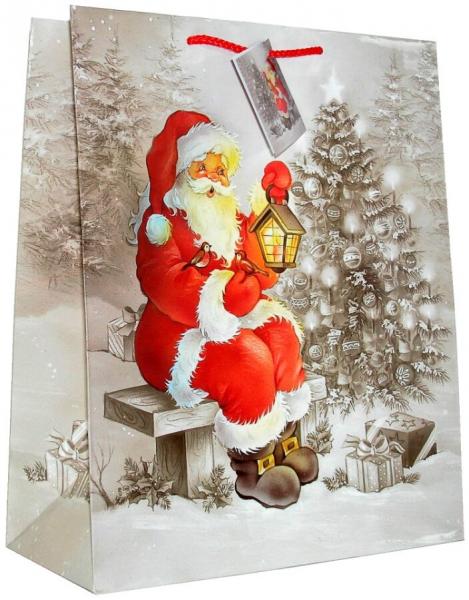 Weihnachtsgeschenkt&uuml;ten Weihnachtsmann - Large - 5 Motive