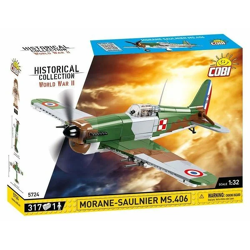COBI-5724 Konstruktionsspielzeug - Historical Bausatz Morane Saulnier MS.406