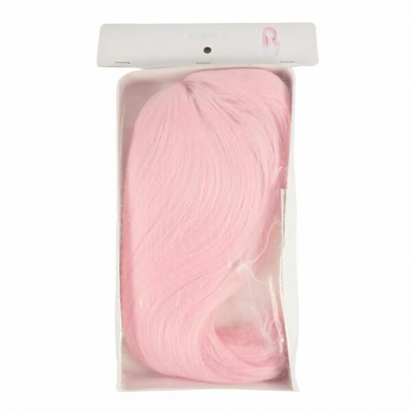 Perücke halblang rosa Einheitsgröße