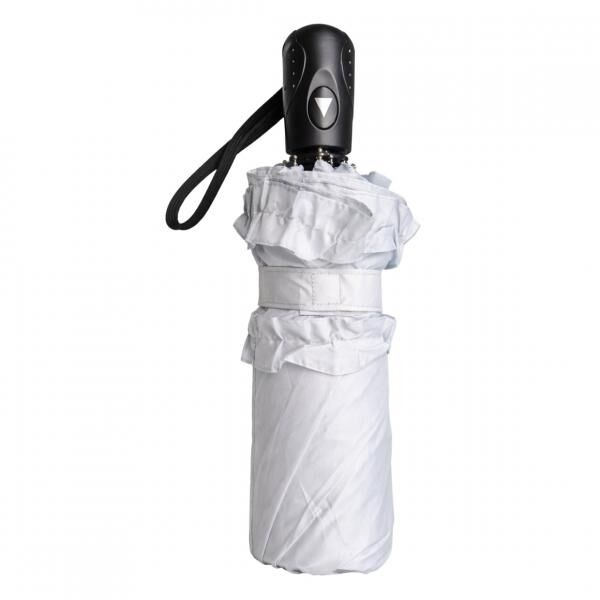 Klappbarer Regenschirm grau 95 cm