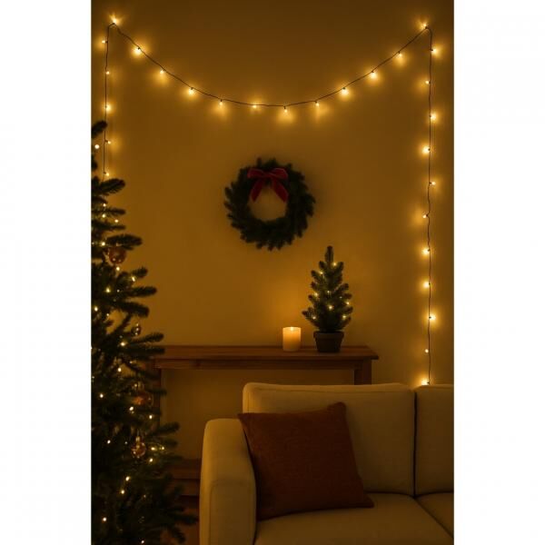 Parlane Lichtergirlande 100 LED UK Stecker 11 Meter