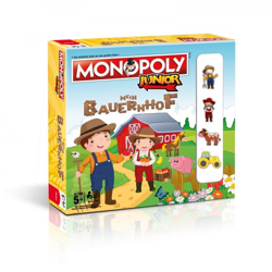Winning Moves 44819 - Monopoly Junior: Mein Bauernhof - Brettspiel