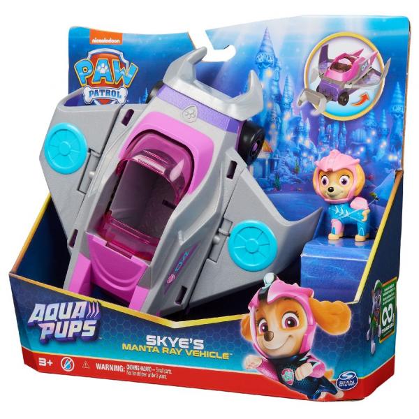 Spin Master 44669 - Paw Patrol Aqua Pups Basic Fahrzeug Skye