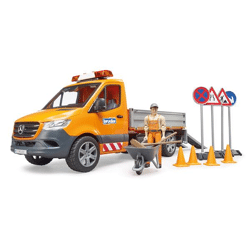 Bruder 02677 - Mercedes Benz Sprinter Municipal with driver, sound module & accessories
