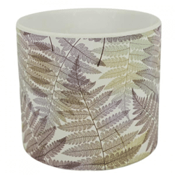 Flower pot Leaves ceramic 13.5 cm