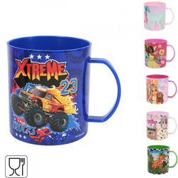 License mug 340 ml cm 6 assorted