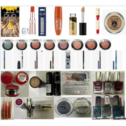 LOREAL, Maybelline, Manhattan, Max Factor,  Rimmel, Garnier, MISS SPORTY, FRUSTIS, BOURJOIS, P2  