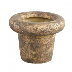 PTMD flower pot Relandi M gold colored 25 cm