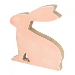 Figur Hase rosa 21 cm