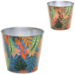 Flower pot Bob Jungle XL 17 cm 2 assorted