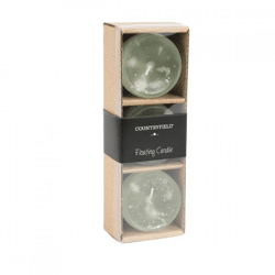 Countryfield floating candle Bollie light green 5 cm set of 3