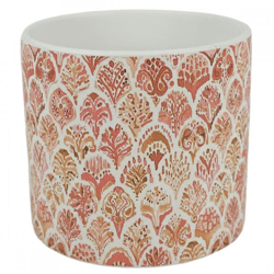 Bloempot Orange keramiek 13,5 cm