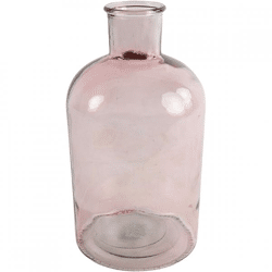 Countryfield fles vaas Chany L roze 31 cm