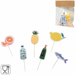 SENZA cocktail sticks Festival 24 pieces