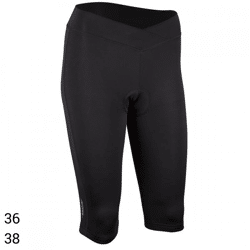 Avento fietsbroek 3/4 dames 81BO zwart 2 assorti maten 113 stuks