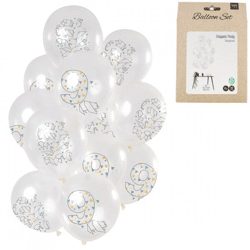 Balloons Origami figure 9 years 30 cm set of 12 VE72