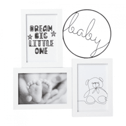 Photo frame Baby collage 3 Fotos 10 x 15 cm