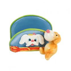 Letter holder dog blue 8 cm