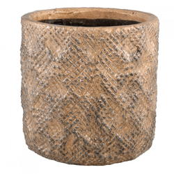 PTMD flower pot Melton L brown 25 cm