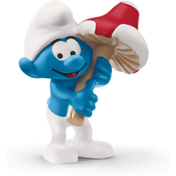 Schleich 20819 - The Smurfs Smurf play figure with lucky mushroom