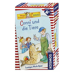 Kosmos 710989 - Conni and the animals, bring-along game - Fun memory game