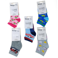 Kindersocken für den Sommer 2-6 Jahre 13-15 cm (Größe 20-24) 72% Baumwolle, 23% Polyamid, 3% Polypropylen, 2% Elastan MIX (01)