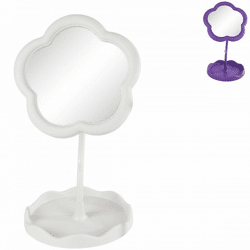 Spiegelblume weiß/lila 31 cm 2 Stück sortiert