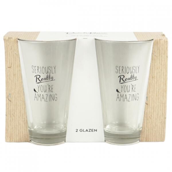 Dutch Rose Longdrinkgläser 330 ml Set 2 Stück