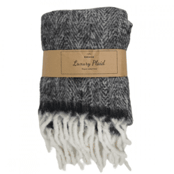 Take a Plaid Polyester grau 130 x170 cm